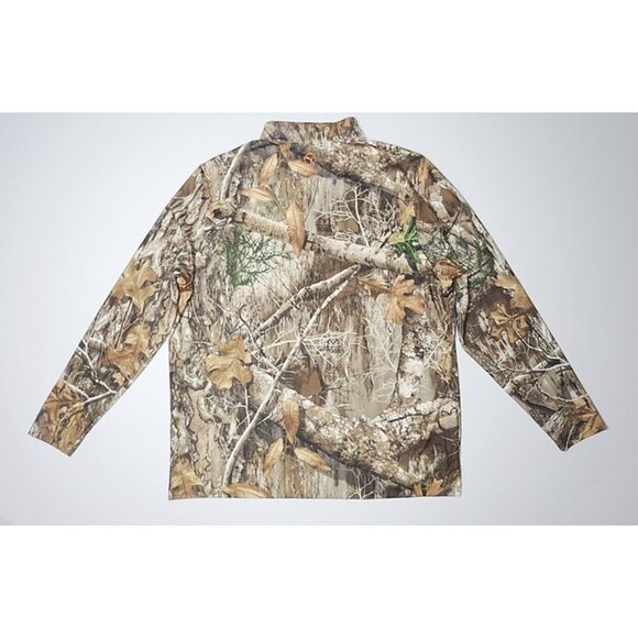 Puma x Real Tree Deep Forest Quarter Zip Pullover Jacket - Picture 5 of 12
